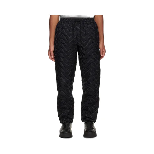 Logo Quilted Casual Pants