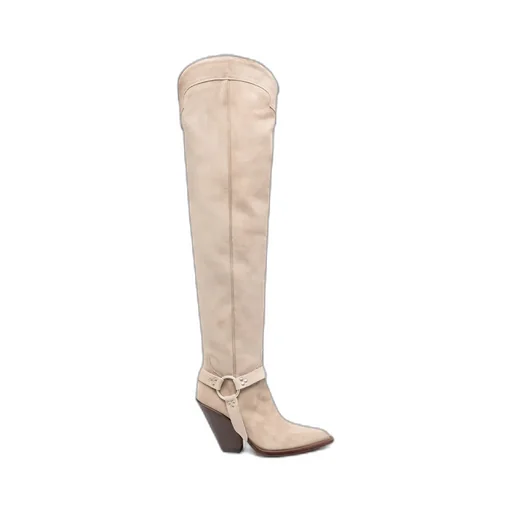 Reynosa Belt 90Mm Suede Boots