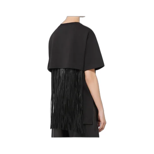 Crewneck Fringed T-Shirt