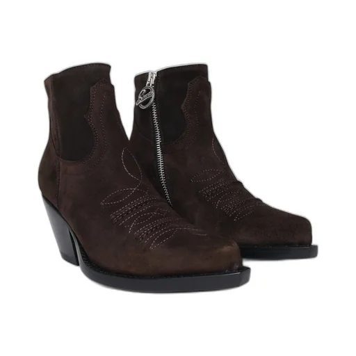 Hidalgo 85Mm Leather Ankle Boots