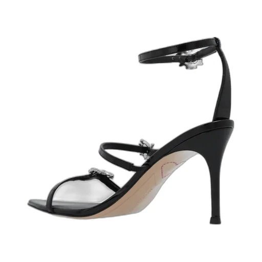 Crystal Embellished Strappy Pumps