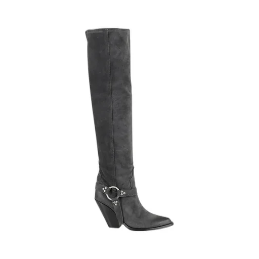 Thick-Heeled Boots