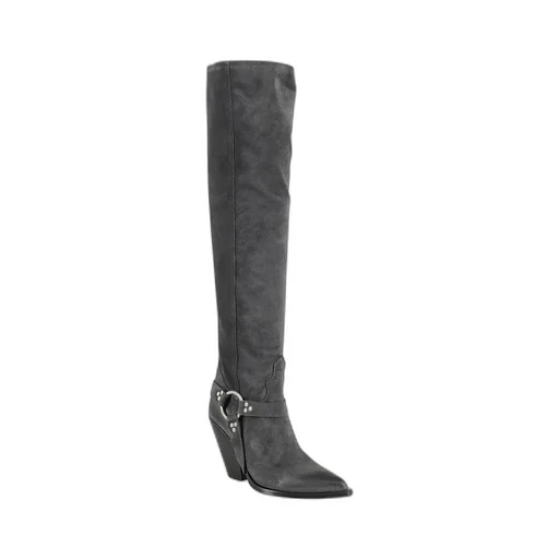 Thick-Heeled Boots