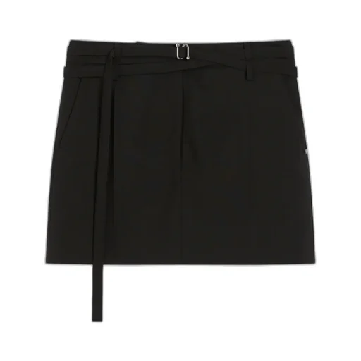 Belted Mini Skirt