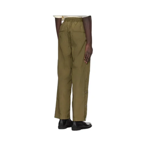 Logo-Studs Straight-Leg Trousers