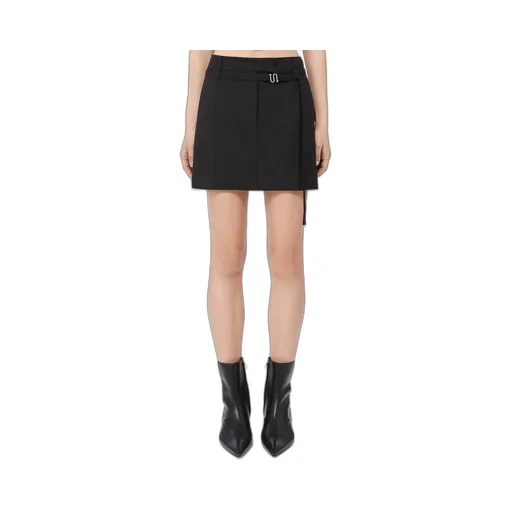 Belted Mini Skirt