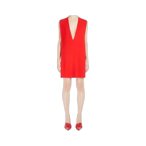 Agrume 1234 V-Neck Sleeveless Dress