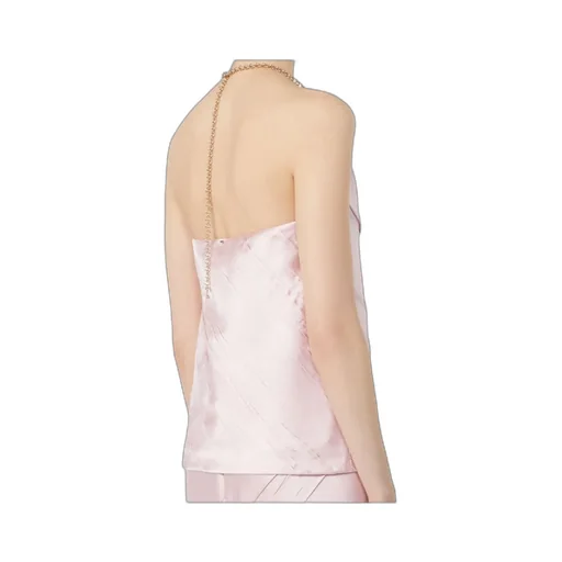 V-Neck Chain-Detailed Top