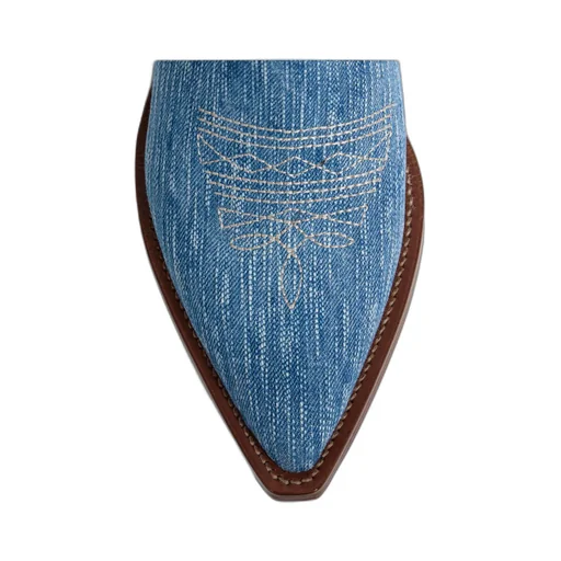 Santa Fe Panelled Denim Boots