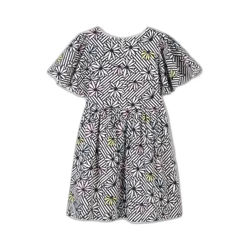 Graphic-Print Mini Dress