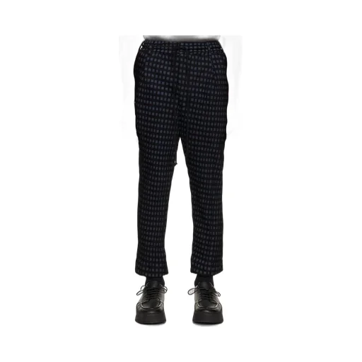 Pattered Cropped Trousers