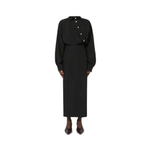 Asymmetrical Shirt Dress