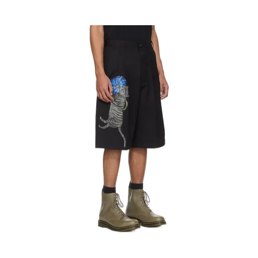 Flower Cat Shorts
