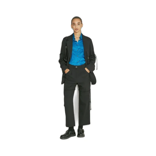 Straight-Leg Tailored Pants