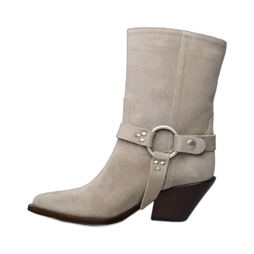 Low-Heeled Ankle Boots
