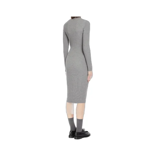 Small High-Neck Knitted Dress