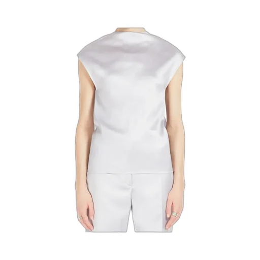 Draped Sleeveless Top