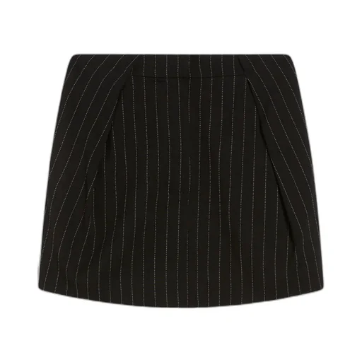 Pinstriped Mini Skirt