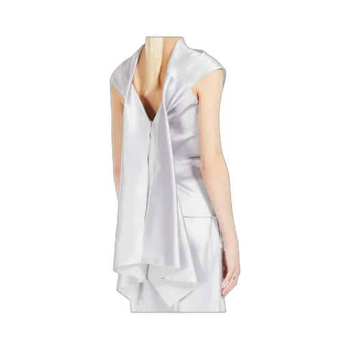 Draped Sleeveless Top