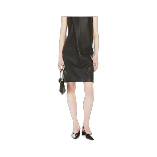 Low Slingbacks In Shiny Calfskin With A Pointed Toe