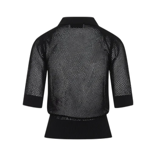 Button Detailed Short-Sleeved Top