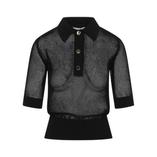 Button Detailed Short-Sleeved Top
