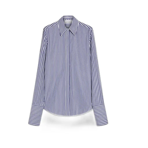 Striped Button-Up Shirt