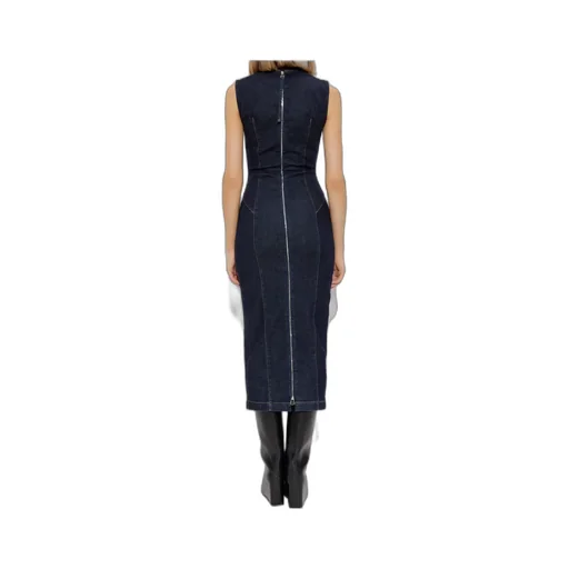 Geranio Denim Midi Dress