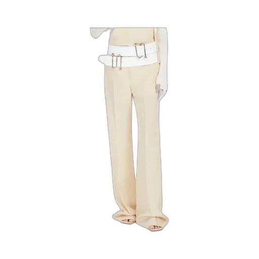 Low-Rise Flared Trousers