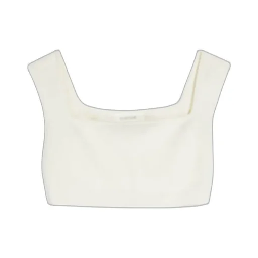 Sleeveless Cotton Crop Top