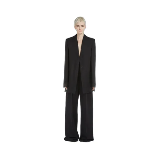 High Waist Straight Leg Trousers