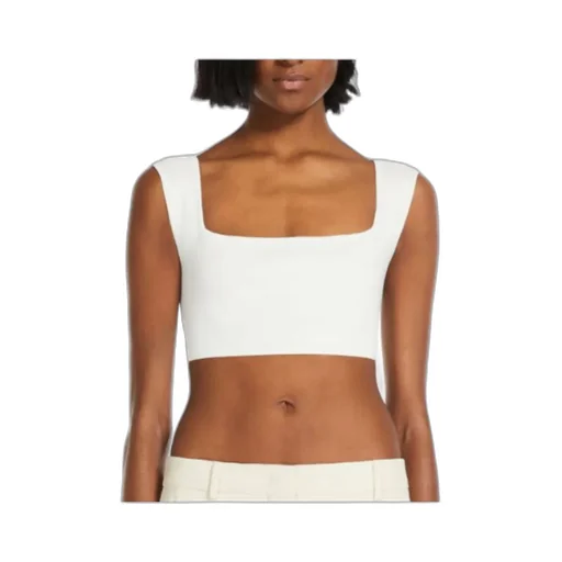 Sleeveless Cotton Crop Top