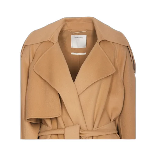 Belted Long-Sleeved Coat