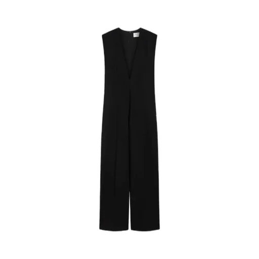 V-Neck Sleeveless Jumpsuit