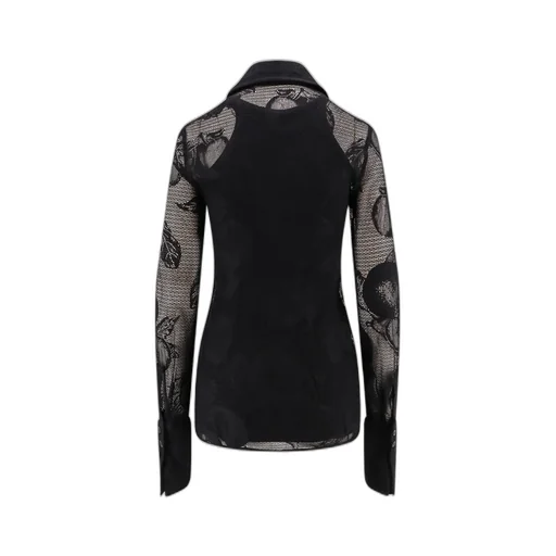 Lace Detailed Long-Sleeved Top