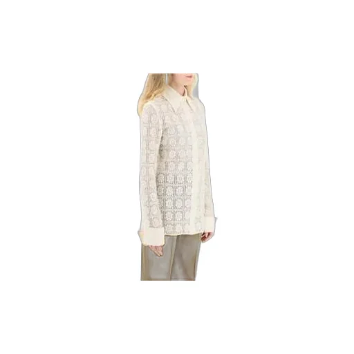 Sava Floral-Lace Fitted Shirt