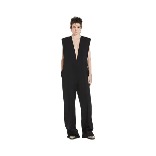 V-Neck Sleeveless Jumpsuit