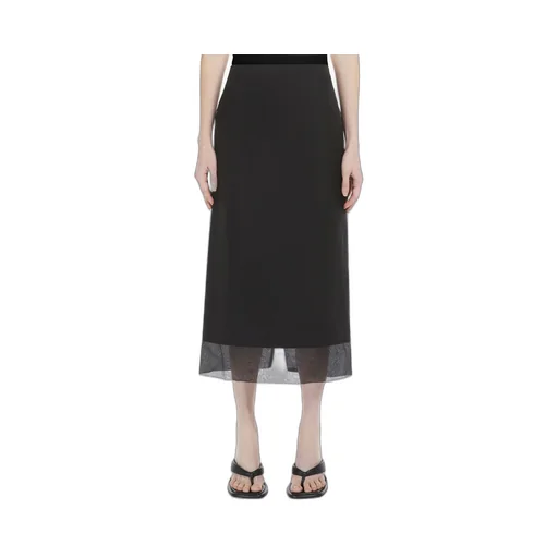 Zip Detailed High Waist Skirt