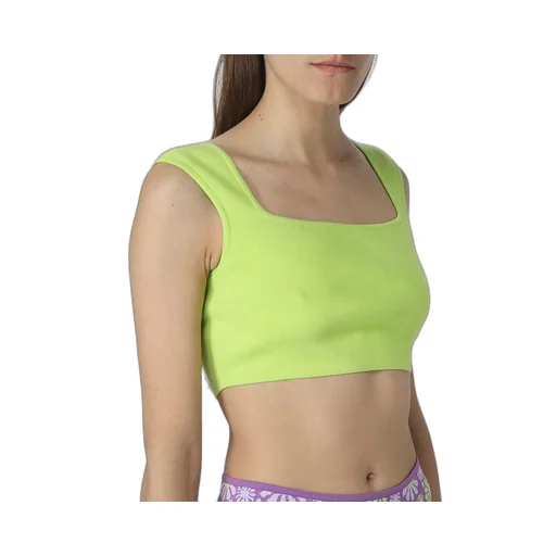 Sleeveless Cotton Cropped Top