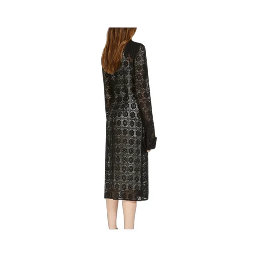 Floral-Lace Midi Dress