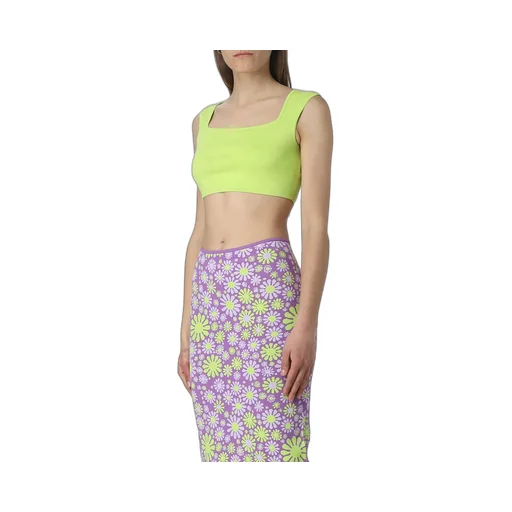 Sleeveless Cotton Cropped Top