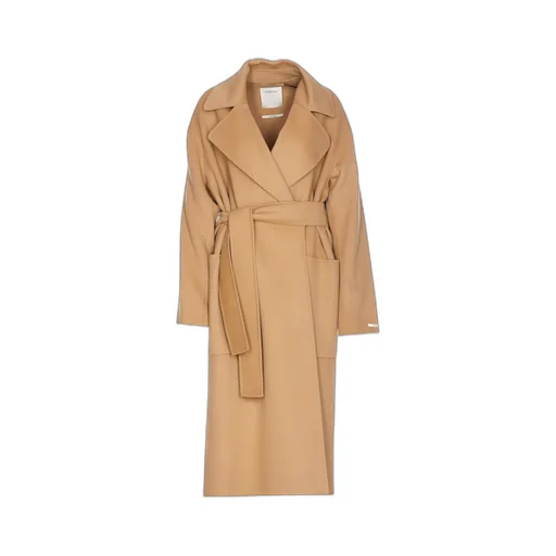 Belted Long-Sleeved Coat
