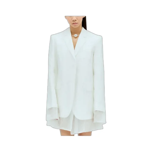 Single-Breasted Long-Sleeved Jacket