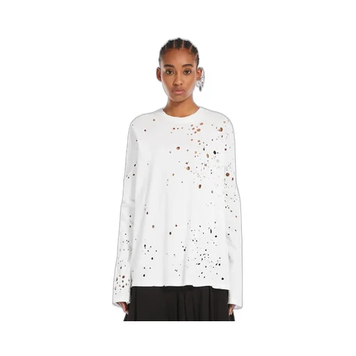 Oversized Perforated T-Shirt