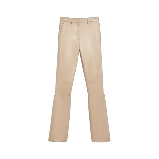 Belted Straight Leg Trousers