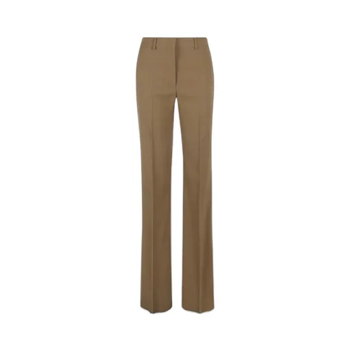 Straight Leg Satin Trousers