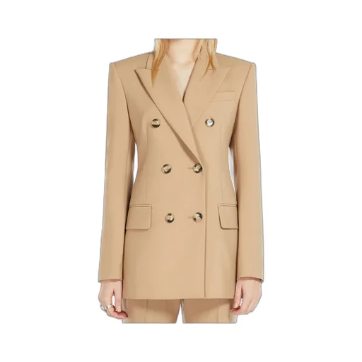 Double-Breasted Long-Sleeved Jacket