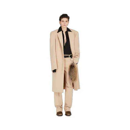 Belted Straight Leg Trousers