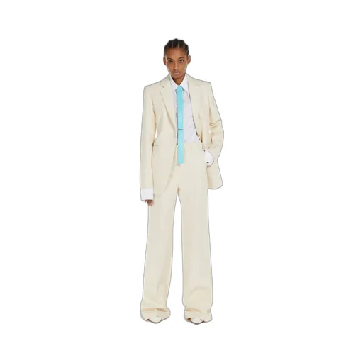 Single-Button Suit Jacket