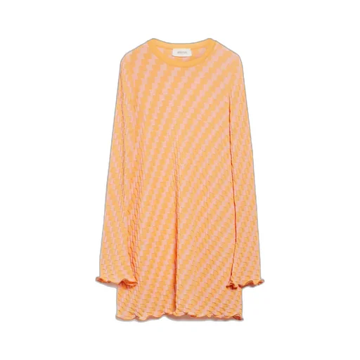 Long-Sleeved Cotton Dress
